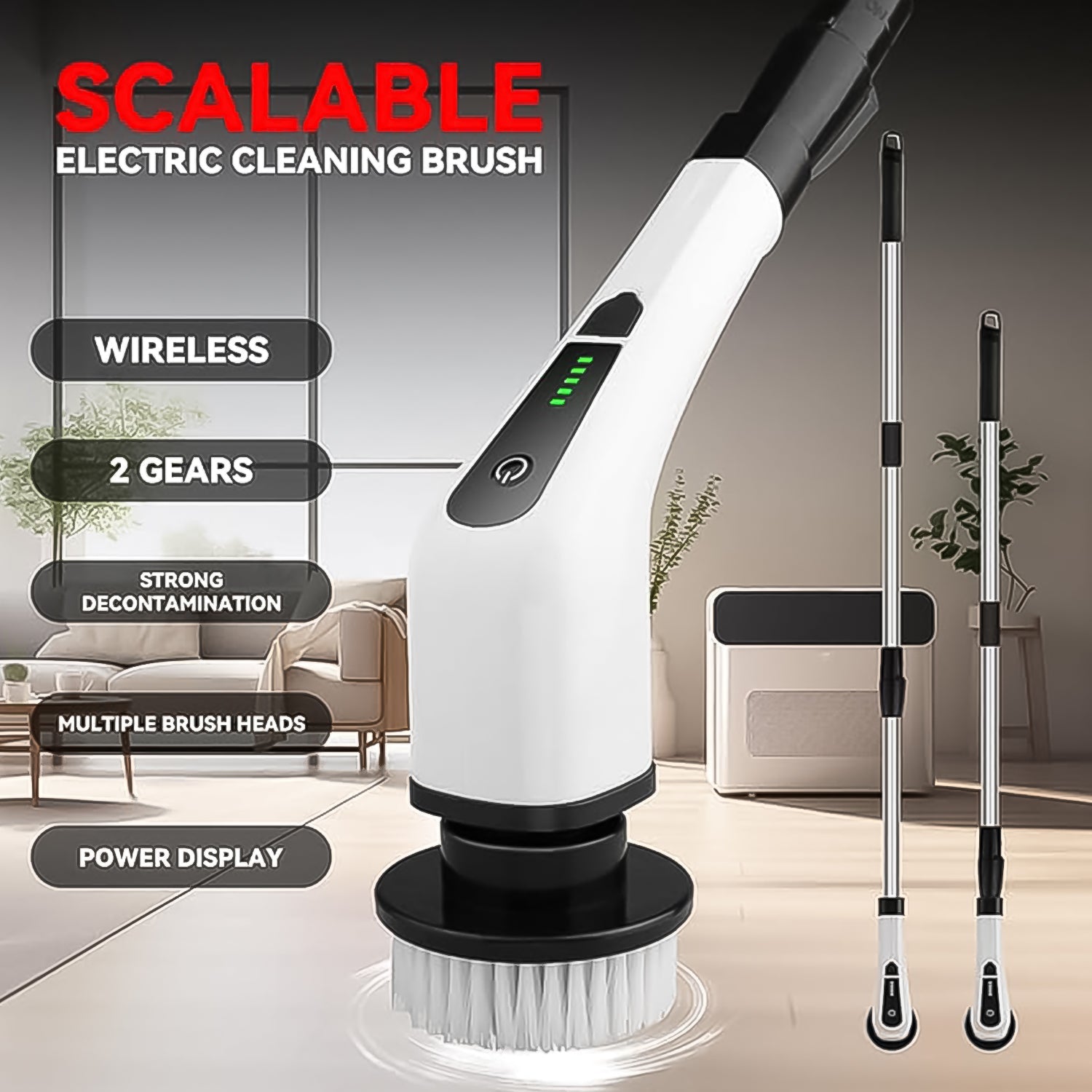 ScrubEase Pro Multi-Brush Spin Cleaner ScrubEase Pro Multi-Brush Spin Cleaner